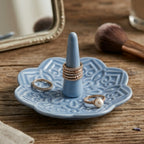 Sky Bloom Ceramic Ring Holder