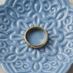 Sky Bloom Ceramic Ring Holder