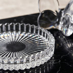 Crystal Butterfly Ring Holder Tray