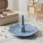 Sky Bloom Ceramic Ring Holder