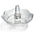 Radiant Clear Glass Ring Holder