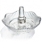 Radiant Clear Glass Ring Holder