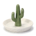 Ceramic Saguaro Cactus Ring Holder and Jewelry Dish